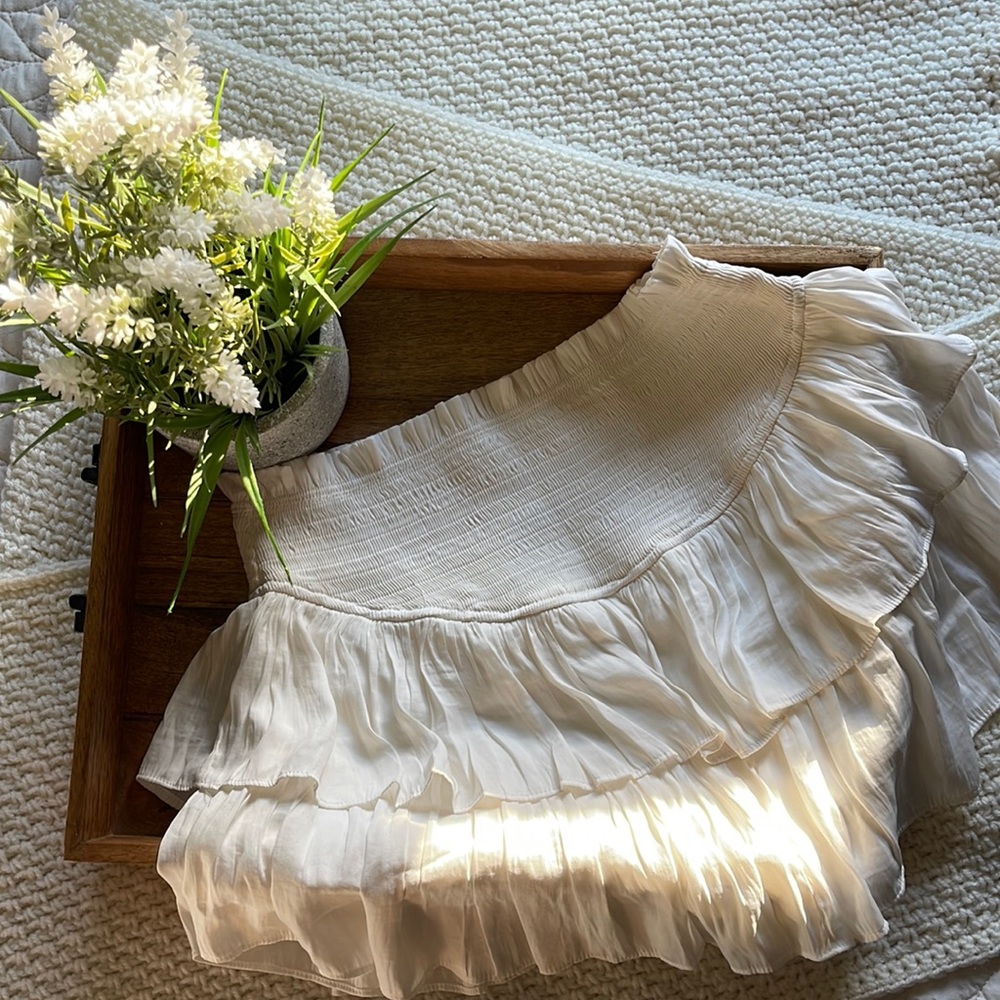 White skirt